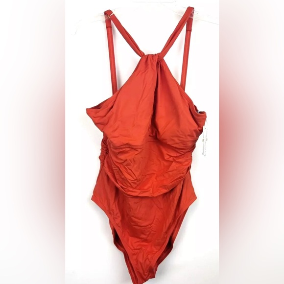 Bleu Rod Beattie Urban Goddess High Neck One-Piece Desert Sun Womens Size 12